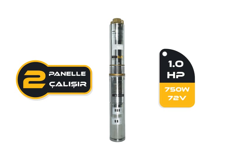 Mexxsun 1 HP 750W 72V DC Pompa - 4DC6-56-72-750