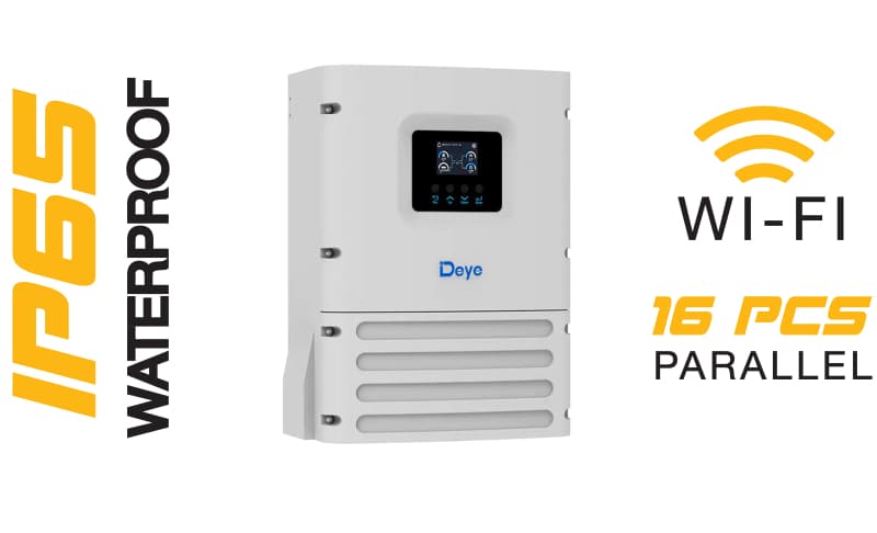 Deye 6 kW Off Grid 48V IP65 Tam Sinüs Akıllı İnverter