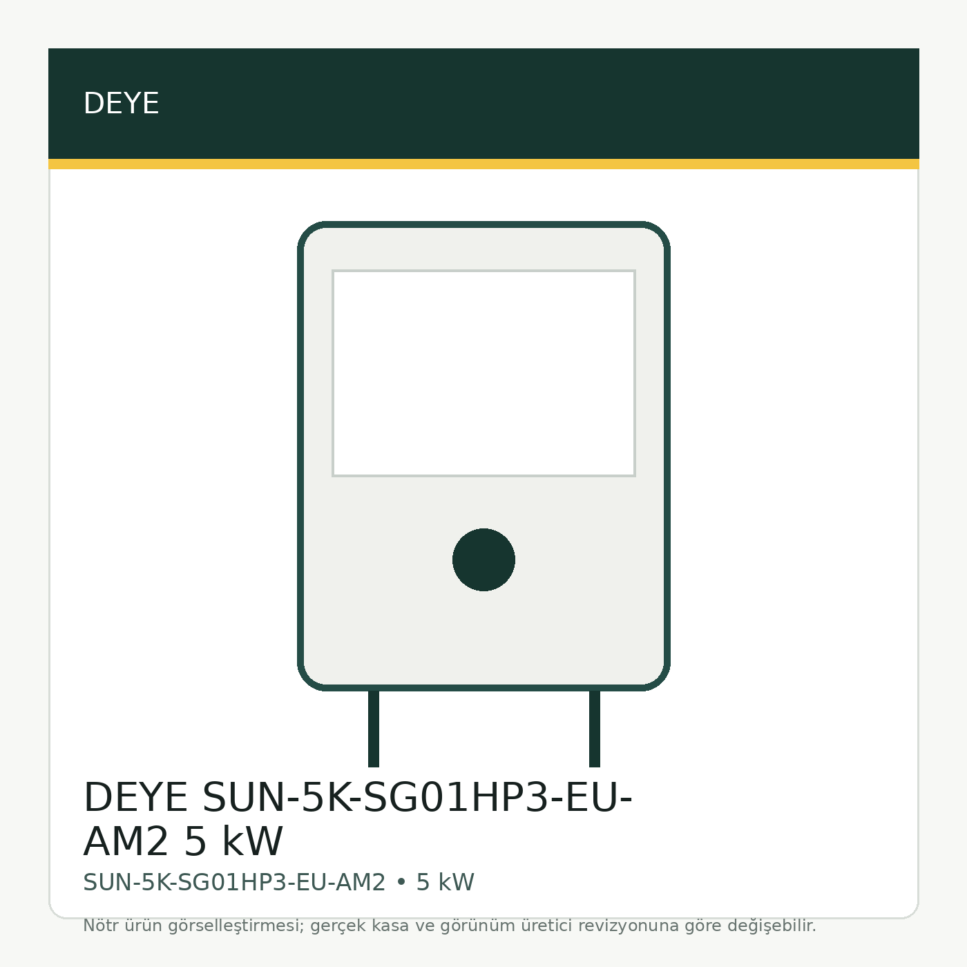 DEYE SUN-5K-SG01HP3-EU-AM2 5 kW