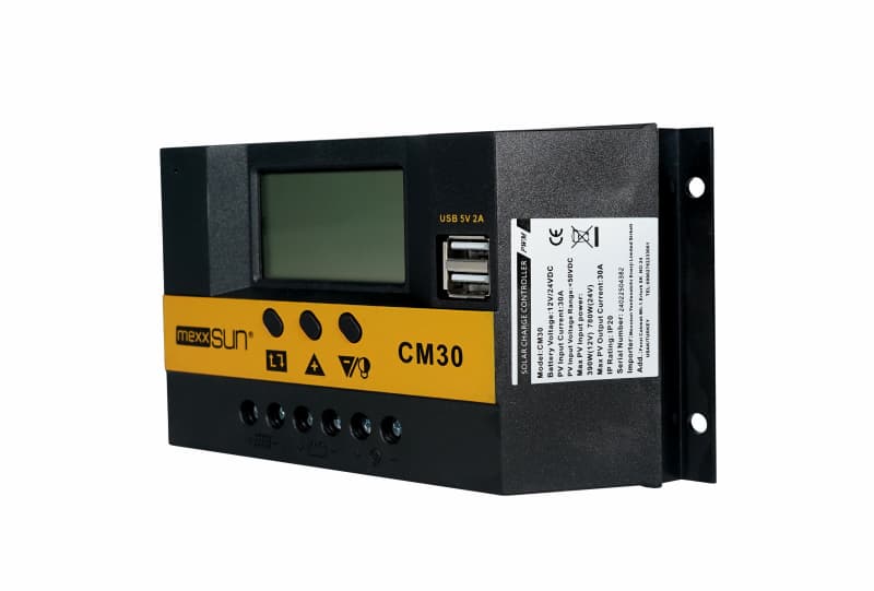 Mexxsun 30 A 12/24 V PWM Şarj Kontrol Cihazı görsel 2
