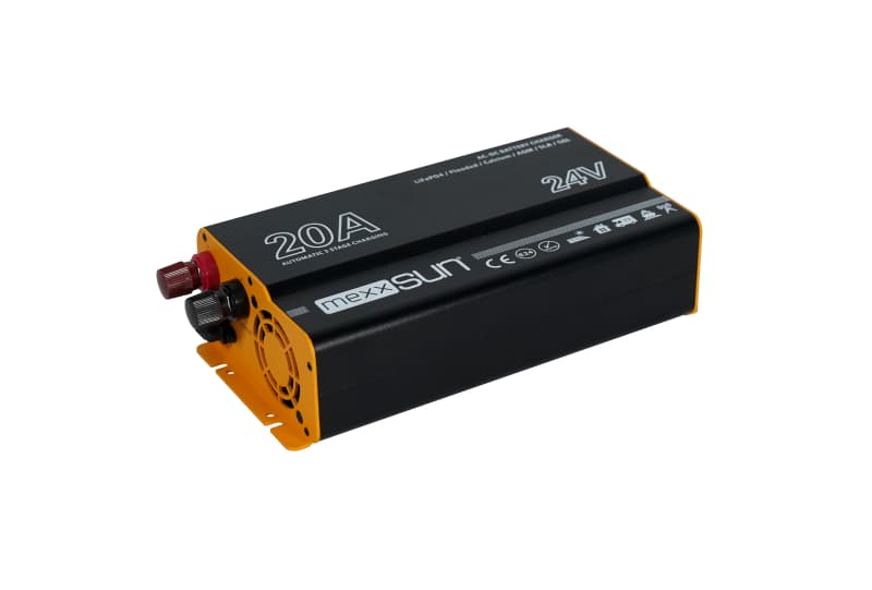 Mexxsun 24 V 20 A AC-DC Akü Şarj Cihazı görsel 3