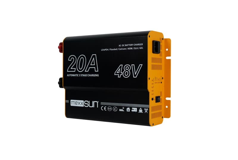 Mexxsun 48 V 20 A AC-DC Akü Şarj Cihazı görsel 2