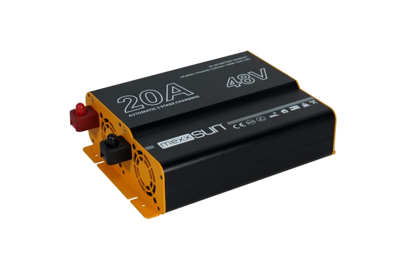 Mexxsun 48 V 20 A AC-DC Akü Şarj Cihazı görsel 3