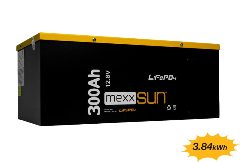 Mexxsun 12,8V 300Ah LiFePo4 3840Wh Lityum Akü