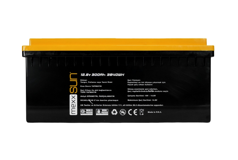 Mexxsun 12,8V 300Ah LiFePo4 3840Wh Lityum Akü görsel 3