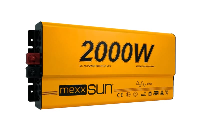 Mexxsun UPS 2000 W 12 V Tam Sinüs İnverter - Uzaktan Ekranlı görsel 2