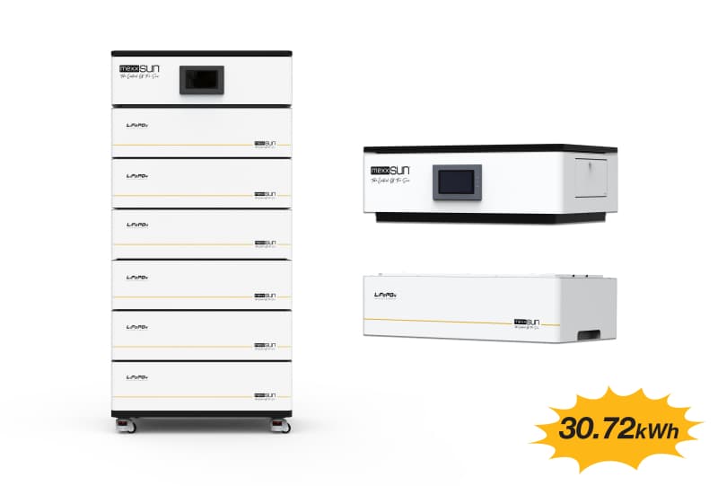 Mexxsun Yüksek Voltaj 30.72 kWh Lityum Akü