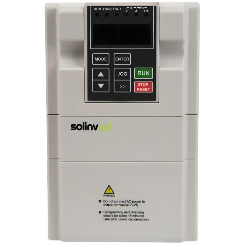 Solinved 5,5 kW 7,5 HP Üç Faz Solar Pompa Sürücüsü görsel 1