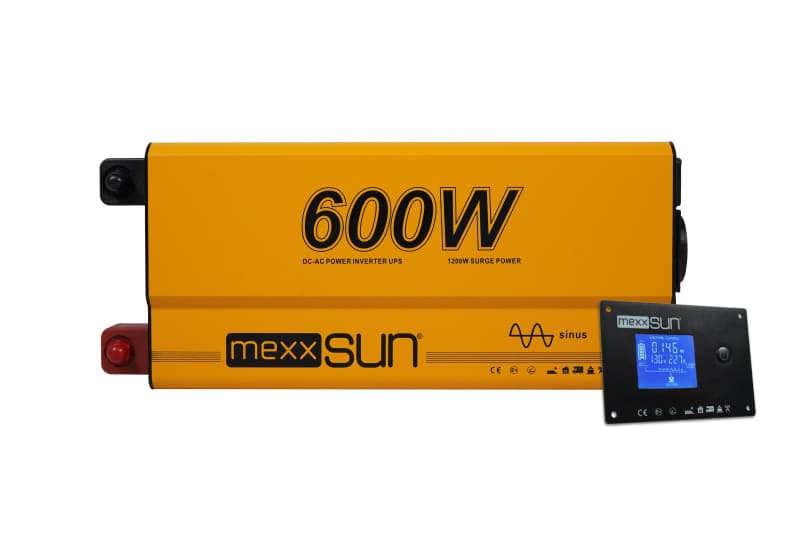 Mexxsun Tam Sinüs UPS Remote Ekran 12V 600W Tam Sinüs İnverter görsel 1
