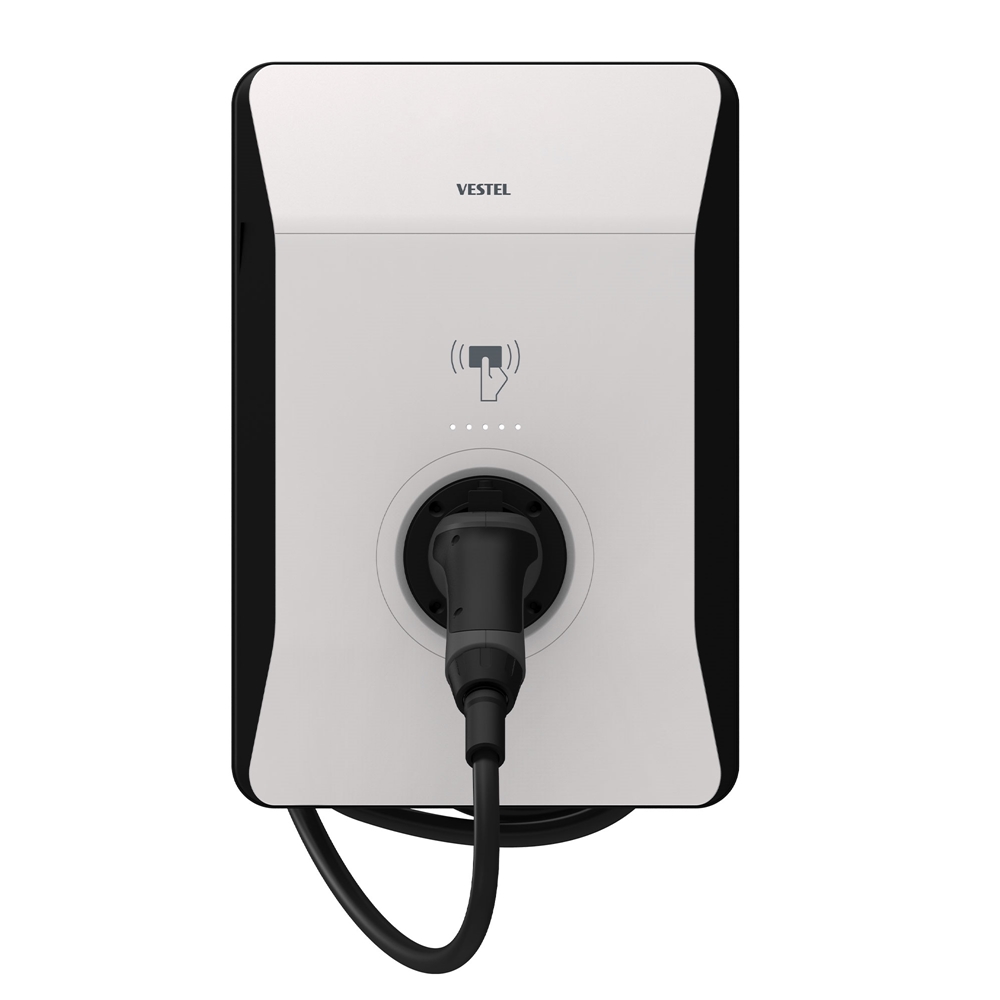 Vestel EVC04 Smart WiFi 22 kW Kablolu Elektrikli Araç Şarj İstasyonu