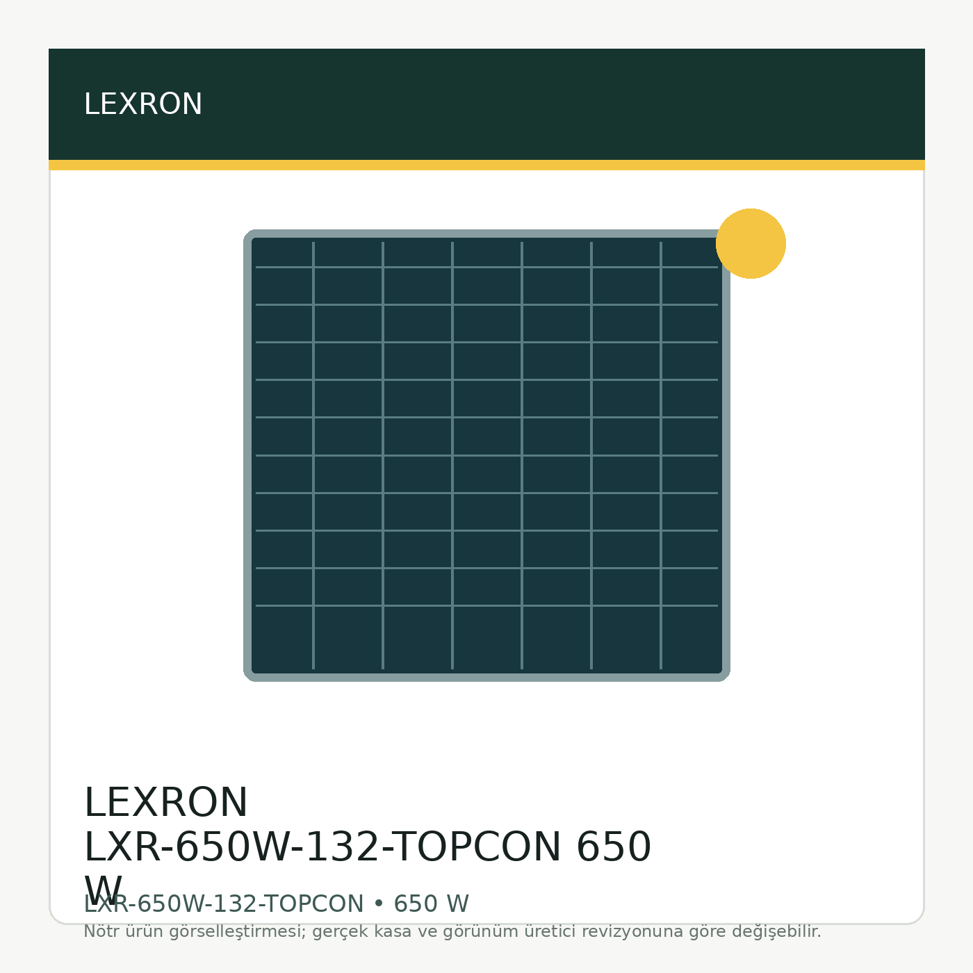 LEXRON LXR-650W-132-TOPCON 650 W görsel 1