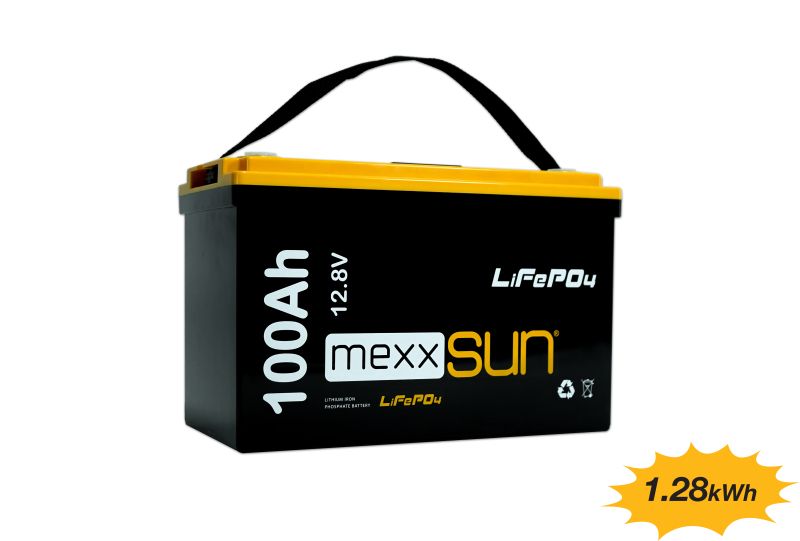 Mexxsun 12,8V 100Ah LiFePo4 1280Wh Lityum Akü