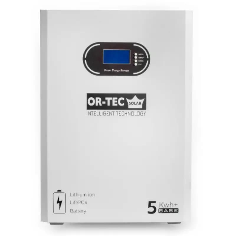 Ortec Truva 51,2 V 100 Ah Duvar Tipi LiFePO4 Batarya görsel 1
