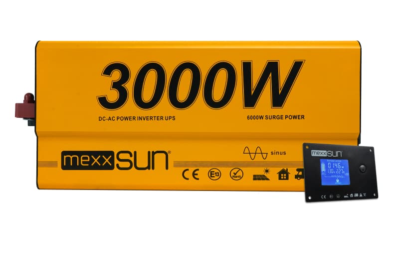 Mexxsun Tam Sinüs UPS Remote Ekran 12V 3000W Tam Sinüs İnverter görsel 1