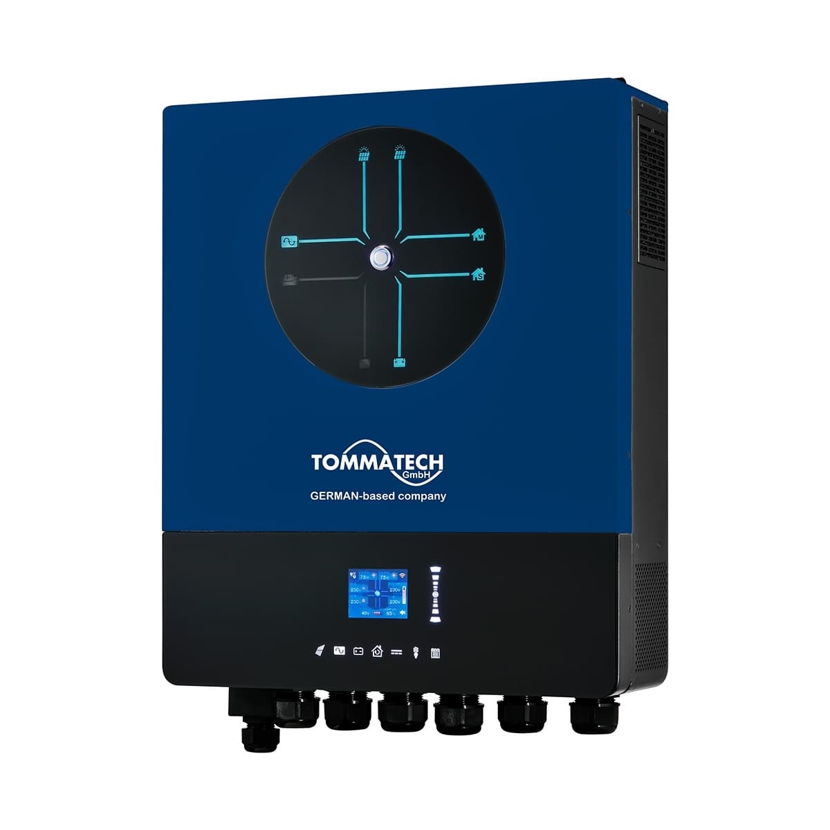 TommaTech C PlusX 11 kW 48 V MPPT Akıllı İnverter görsel 1