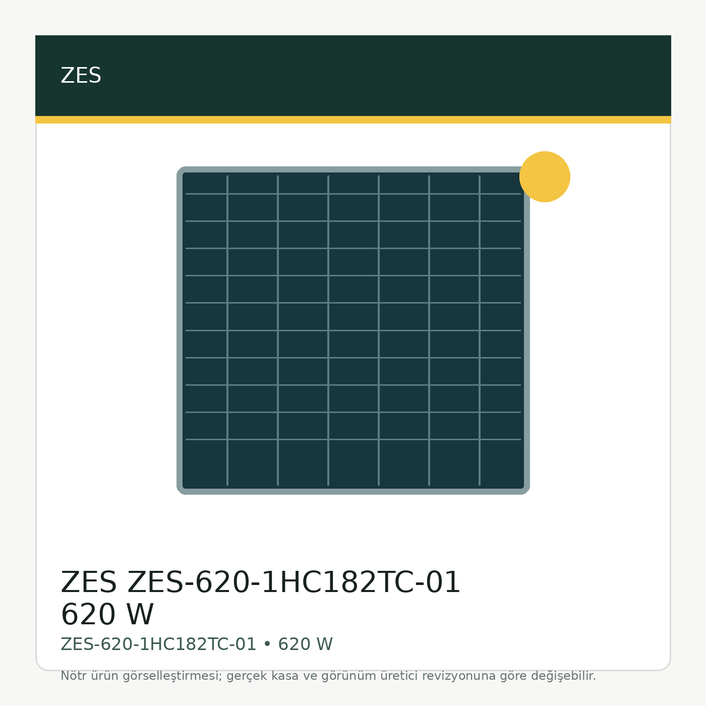 ZES ZES-620-1HC182TC-01 620 W görsel 1